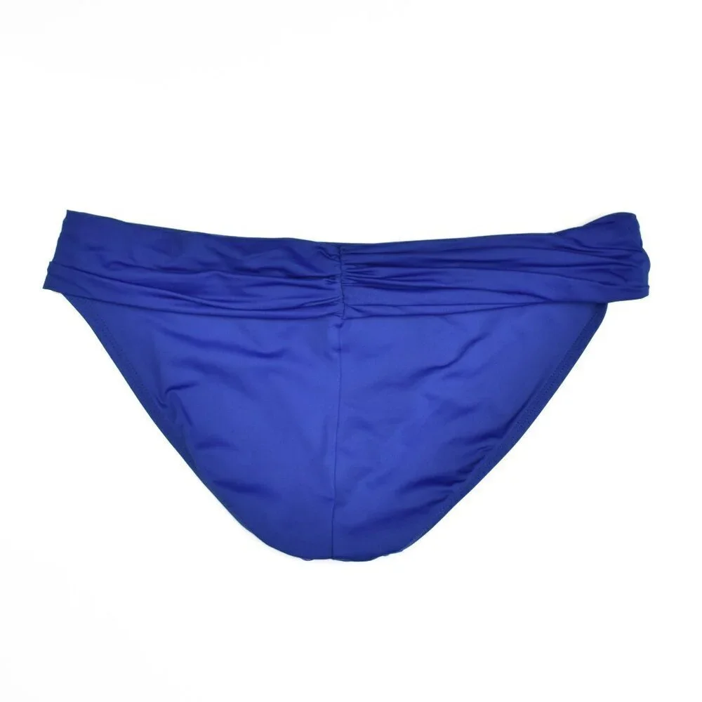 La Blanca Island Goddess Keyhole Bikini and Shirred Hipster Bottom - 34E/8 - Picture 5 of 9